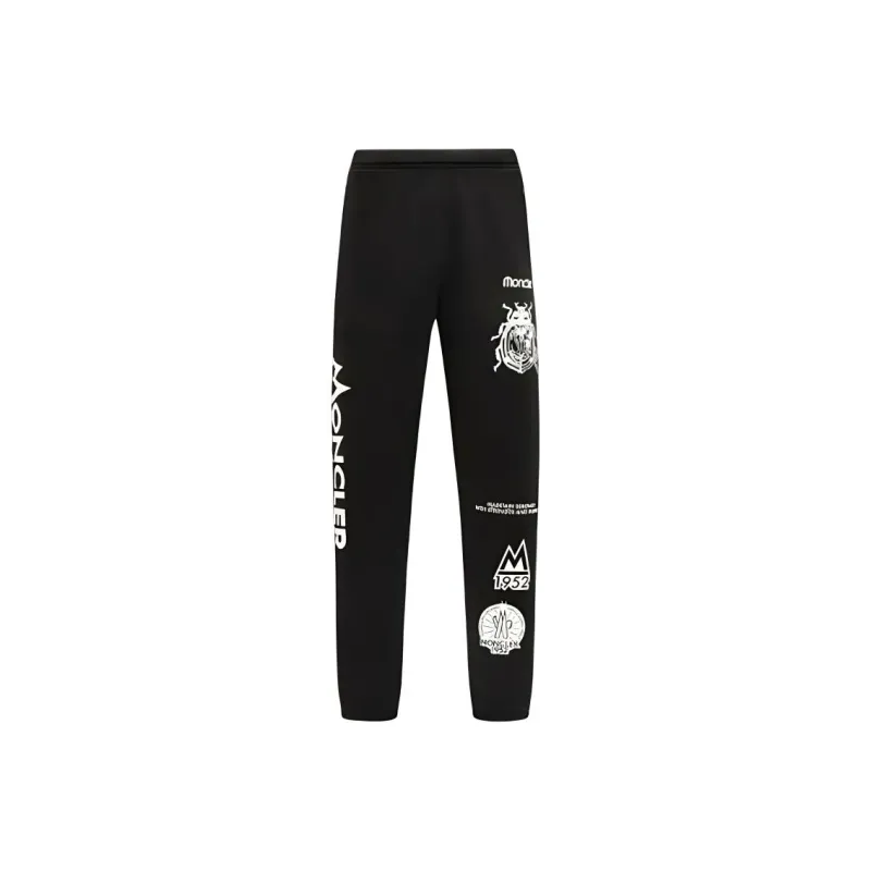 MONCLER GENIUS Moncler 1952 Logo Printed Straight Leg Trousers-0