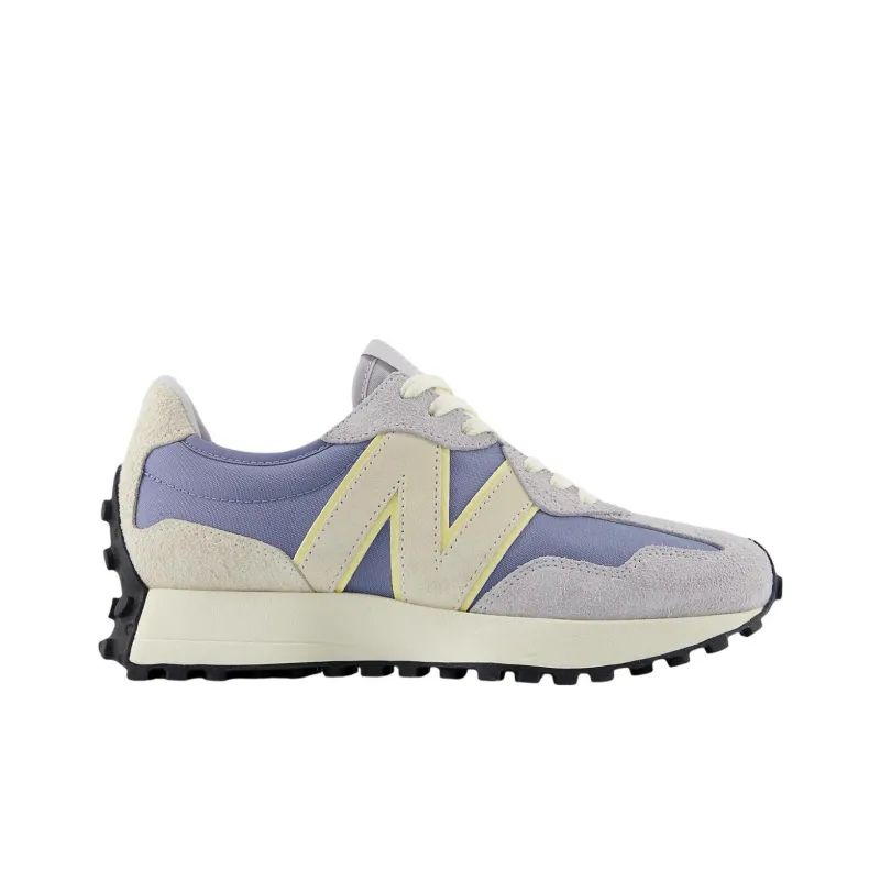 New Balance NB 327 Anti Slip Wear Resistant Low Top Casual Running Shoes Women's Gray Purple-1