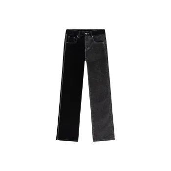 XINYINSU Deconstruction Jeans Unisex Black