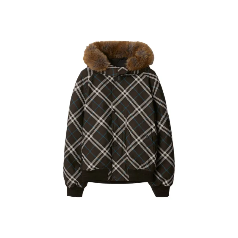 Burberry Checked Padded Jacket-0