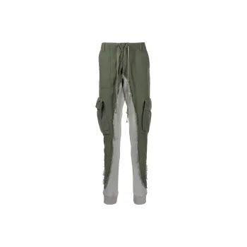 GREG LAUREN Cargo Pants Men Green