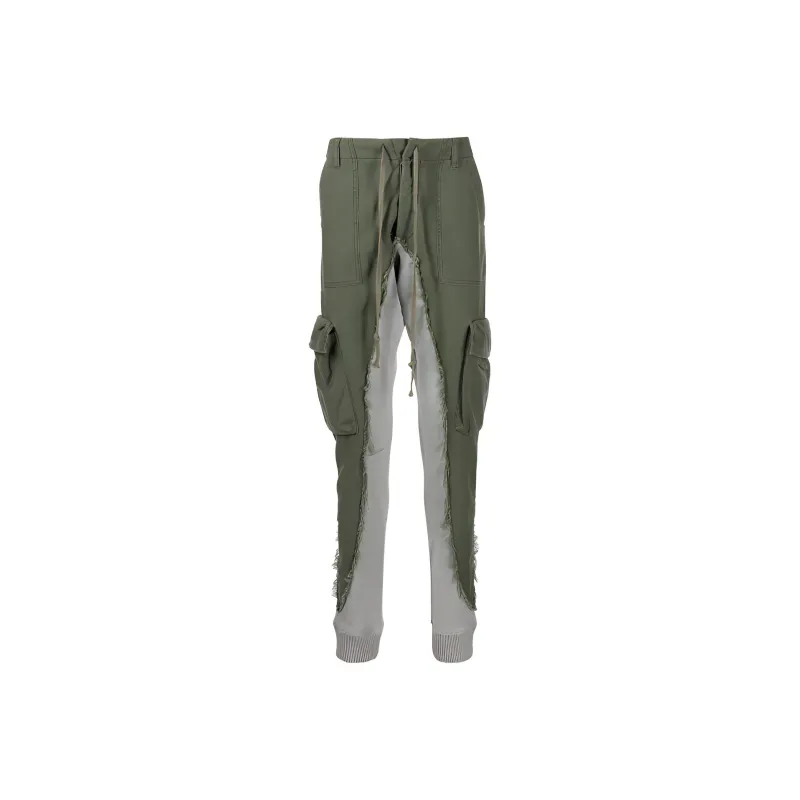 GREG LAUREN Cargo Pants Men Green-0