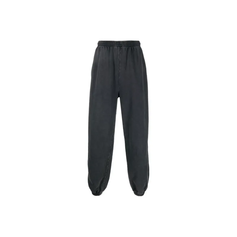 Balenciaga FW22 Sports Pants Loose Fit Style Men's Men's Black-0