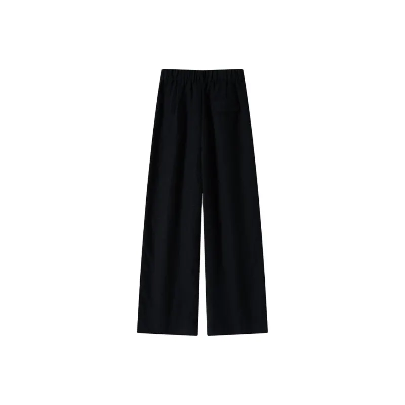 Ordifen Casual Pants Women's Navy Blue-5