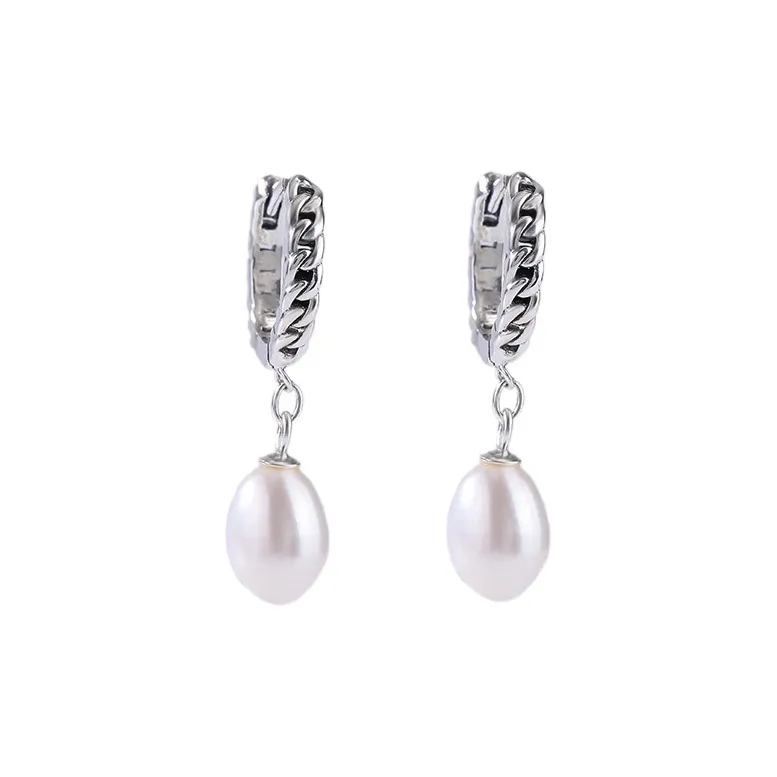 ZHENZHUAOMI Pearl Clip On Earrings Women's-0