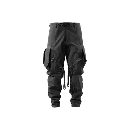 REINDEE LUSION Knitted Sports Pants Unisex Black