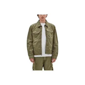 GUESS Originals Nylon Cadet Jacket Jackets Coats Men's Green