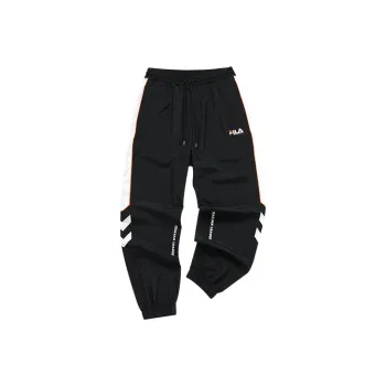 FILA FUSION Knitted Sweatpants Men Pitch Black