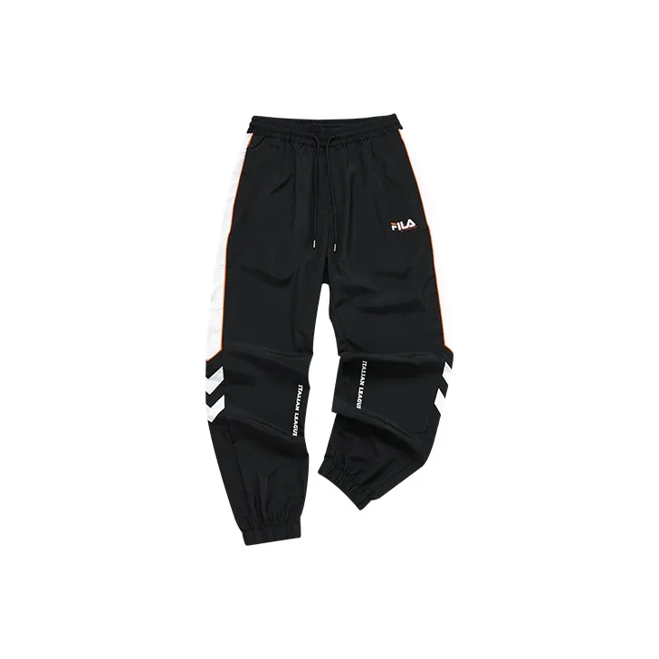 FILA FUSION Knitted Sweatpants Men Pitch Black-0