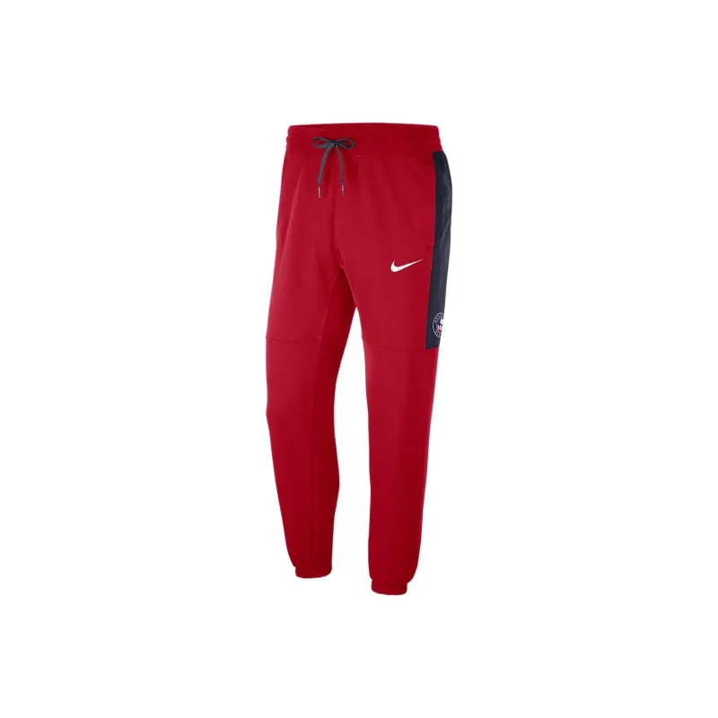 Nike Knitted Sweatpants Men Red-0