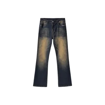XINYINSU Jeans Unisex Rusty Red