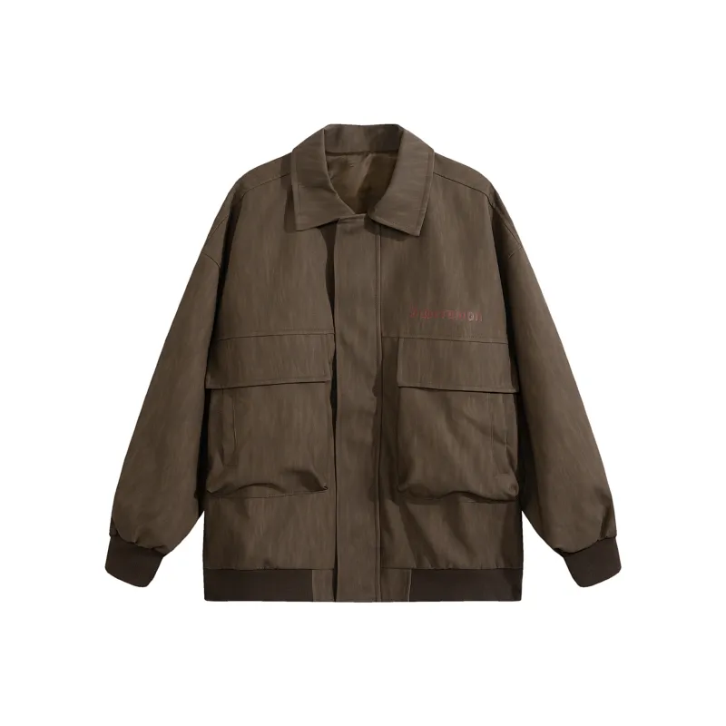 SUPERMOON Leather Jackets Unisex Coffee-0