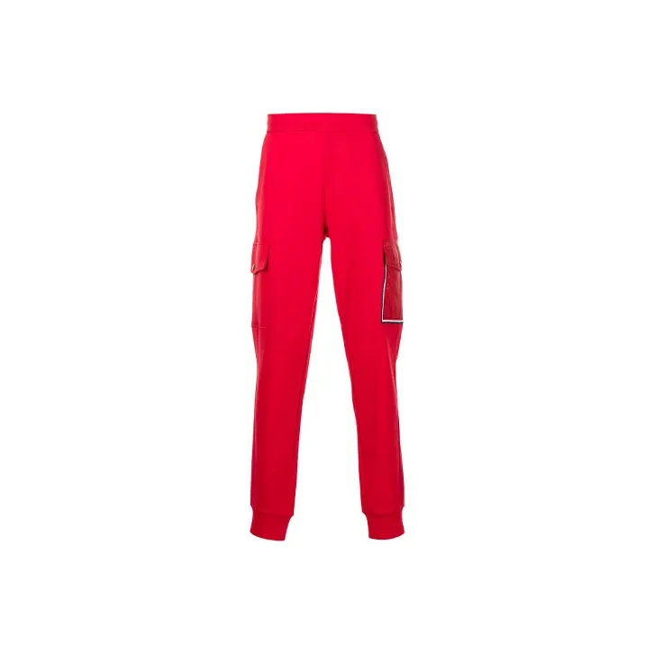 Moncler Knitted Sweatpants Men Red-0