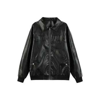 S.view Leather Jacket Unisex Black