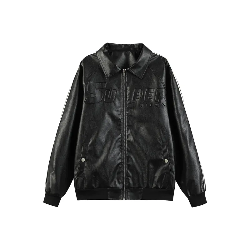 S.view Leather Jacket Unisex Black-0