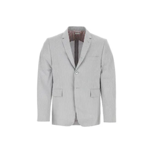 Alexander McQueen Single Breasted Prinstriped Blazer