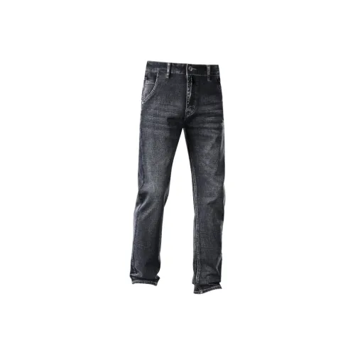 Jeep SS25 Jeans Men's Black Gray