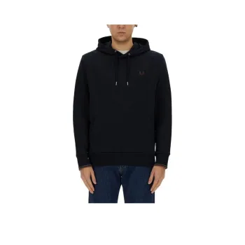 FRED PERRY Logo print Drawstring Hoodie