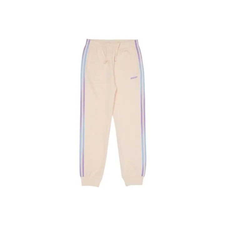 Nerdy Knitted Sweatpants Unisex Cream-0
