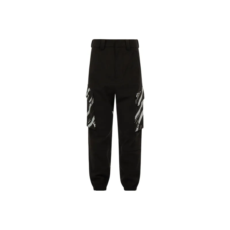 EVISU FW22 Casual Pants Men's Black-0