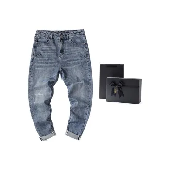 FAIRWHALE Jeans Men's Includes Gift Box Sets Denim Black