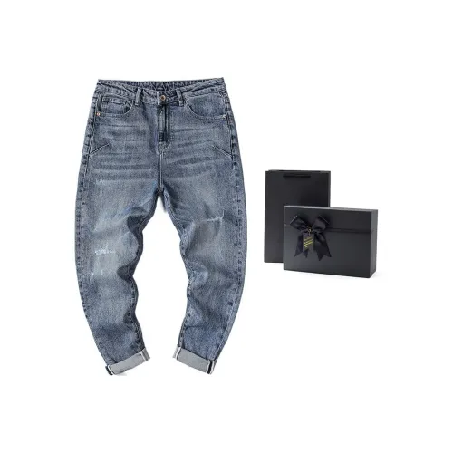 FAIRWHALE Jeans Men's Includes Gift Box Sets Denim Black