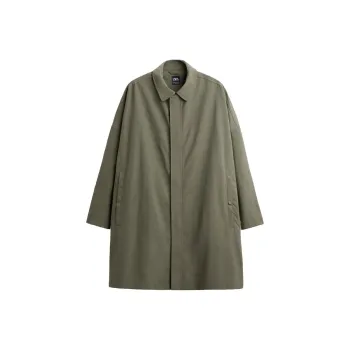 ZARA Trench Coats Men Khaki