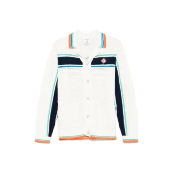 CASABLANCA Crochet Tennis Shacket