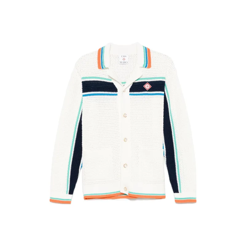 CASABLANCA Crochet Tennis Shacket-0
