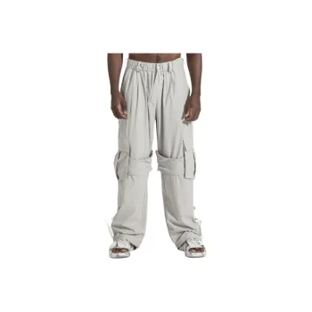 NORVINCY Western Outdoor Trendy Solid Color Lightweight Cargo Pants Unisex