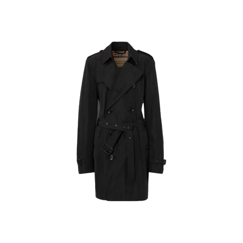 Burberry Trench Coat Men's Black-0