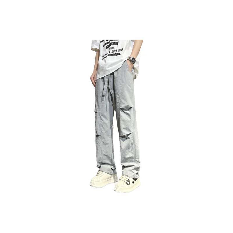 EGOU Solid Color Basic Cargo Pants Unisex-17