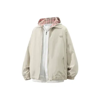 Tre Club Jackets Coats Unisex Cream Gray