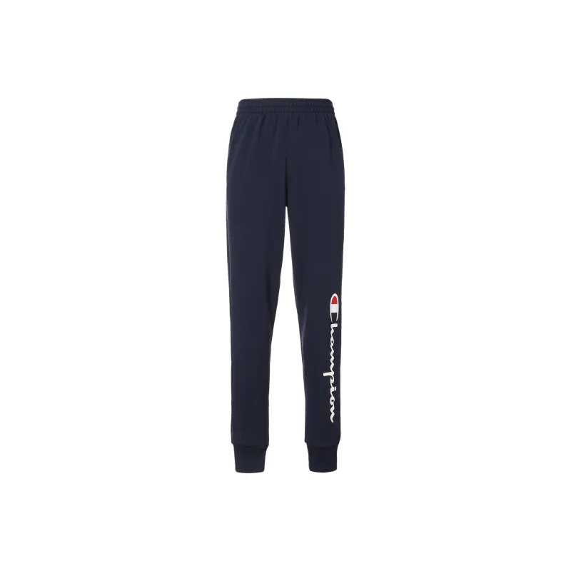 Champion Knitted Sweatpants Unisex Navy Blue-0