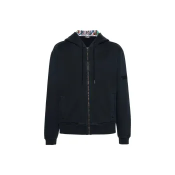 MISSONI Logo Embroidered Drawstring Hoodie