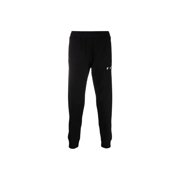 OFF WHITE SS21 Knitted Sweatpants Men Black-0