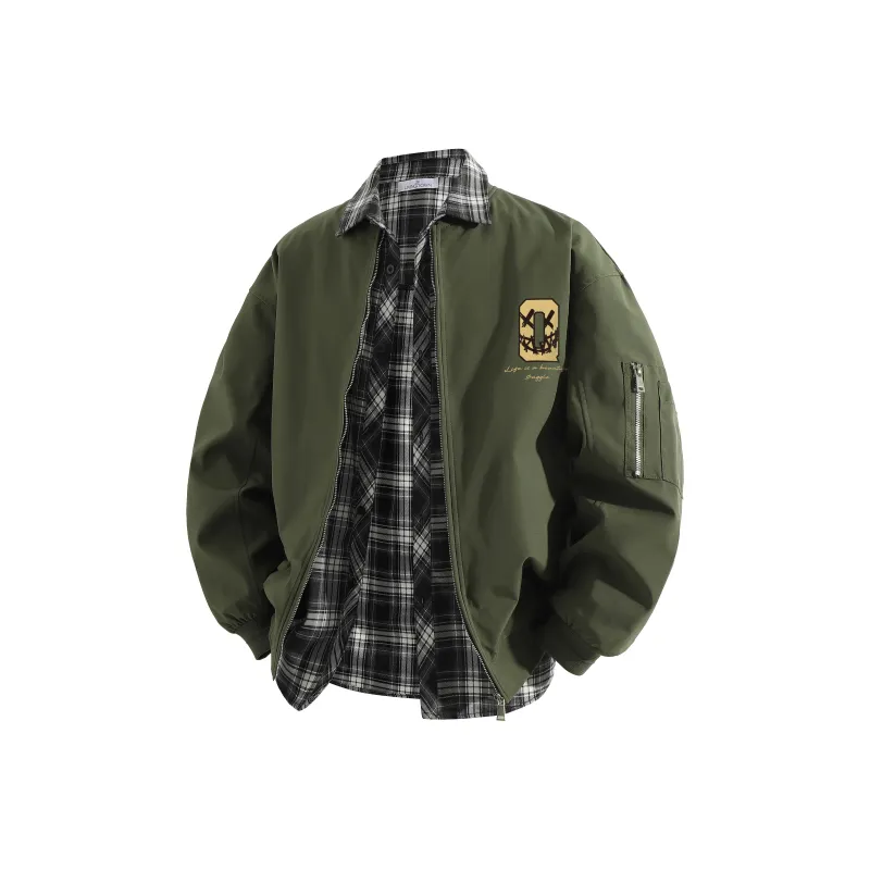 LIVINGTOWN Jackets Coats Unisex Navy Blue-5