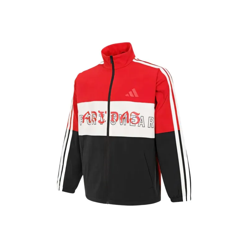 Adidas Jackets Coats Unisex Red Black-0