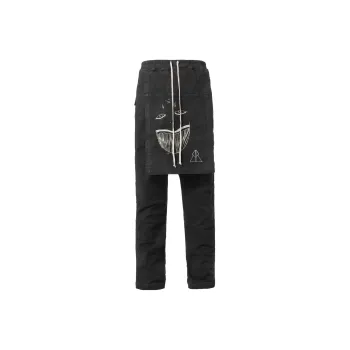 Rick Owens DRKSHDW Toothface Belas Crop crotch Track Pants