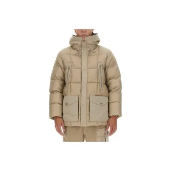 TEN C Norsel Drawstring Hooded Padded Coat