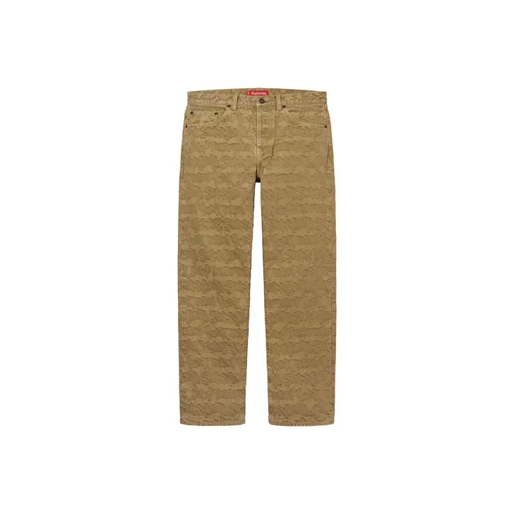 Supreme Fat Tip Jacquard Regular Jean-2