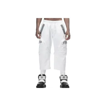 NORVINCY Western Outdoor Cycling Knitted Sweatpants Unisex White
