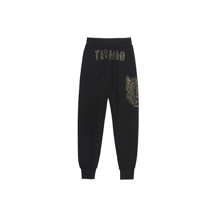 TCH Knitted Sweatpants Unisex Black-0