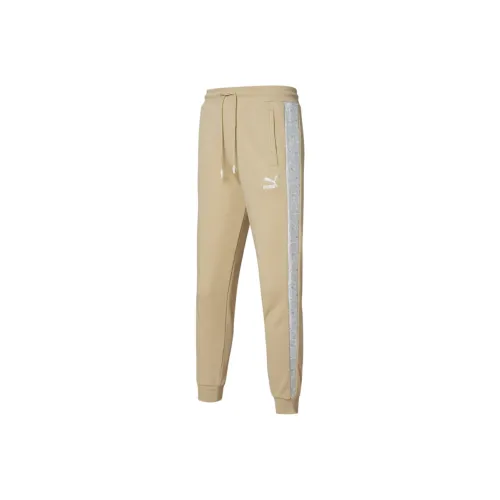 PUMA Knitted Sports Pants Men's Khaki