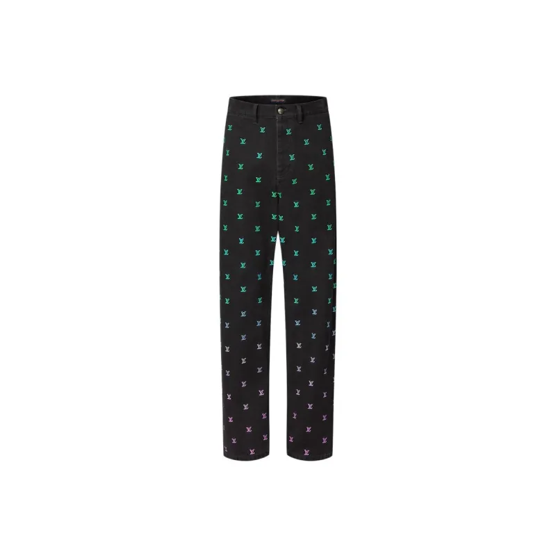 LOUIS VUITTON SS25 Jeans Men's Marine Blue-0