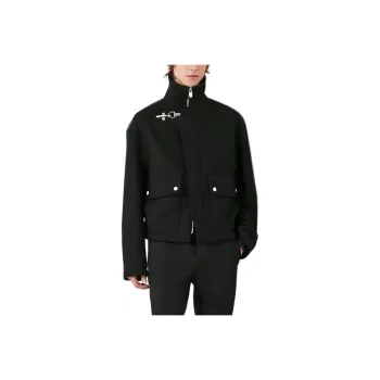 HERMES Recto Verso Straight Cut Jacket Jackets Coats Men's Black
