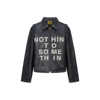 CHIGGALAB Leather Jacket Unisex