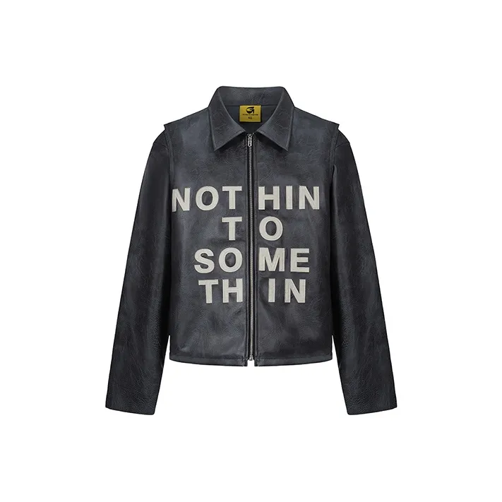 CHIGGALAB Leather Jacket Unisex-0