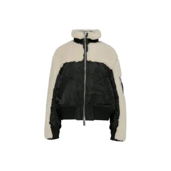 Sacai Shearling Twill Blouson