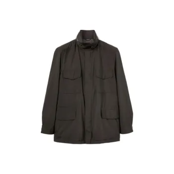 Loro Piana Traveller Windmate Stm Jacket Jackets Coats Men's Black
